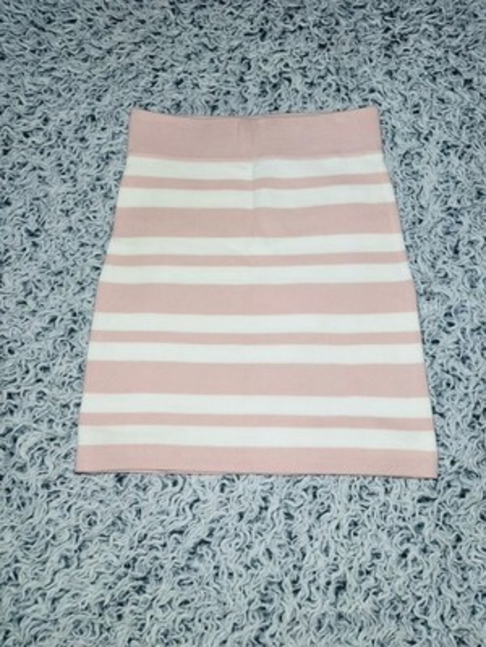 NWT Express Women’s Pink Striped Skirt Size Medium
